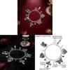 Goth Skull Hand Chain With Cartoon Style Alloy Drop Jewelry For Men Women Gift Item