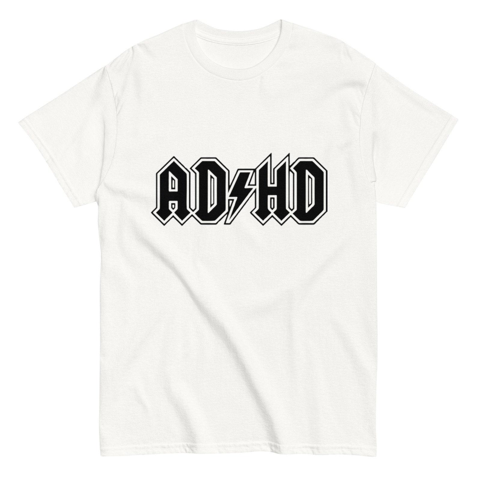 AC/DC ADHD Meme T-Shirt 3XL