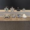 1PCS Bling Rhinestone Butterfly Heart Shoe Charms Detachable Shoe Clips Ornament For Sneakers Canvas Shoes DIY Decor Accessories