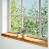 VidaXL Appuis de fenêtre 2 pcs marron clair bois de chêne massif 4009127