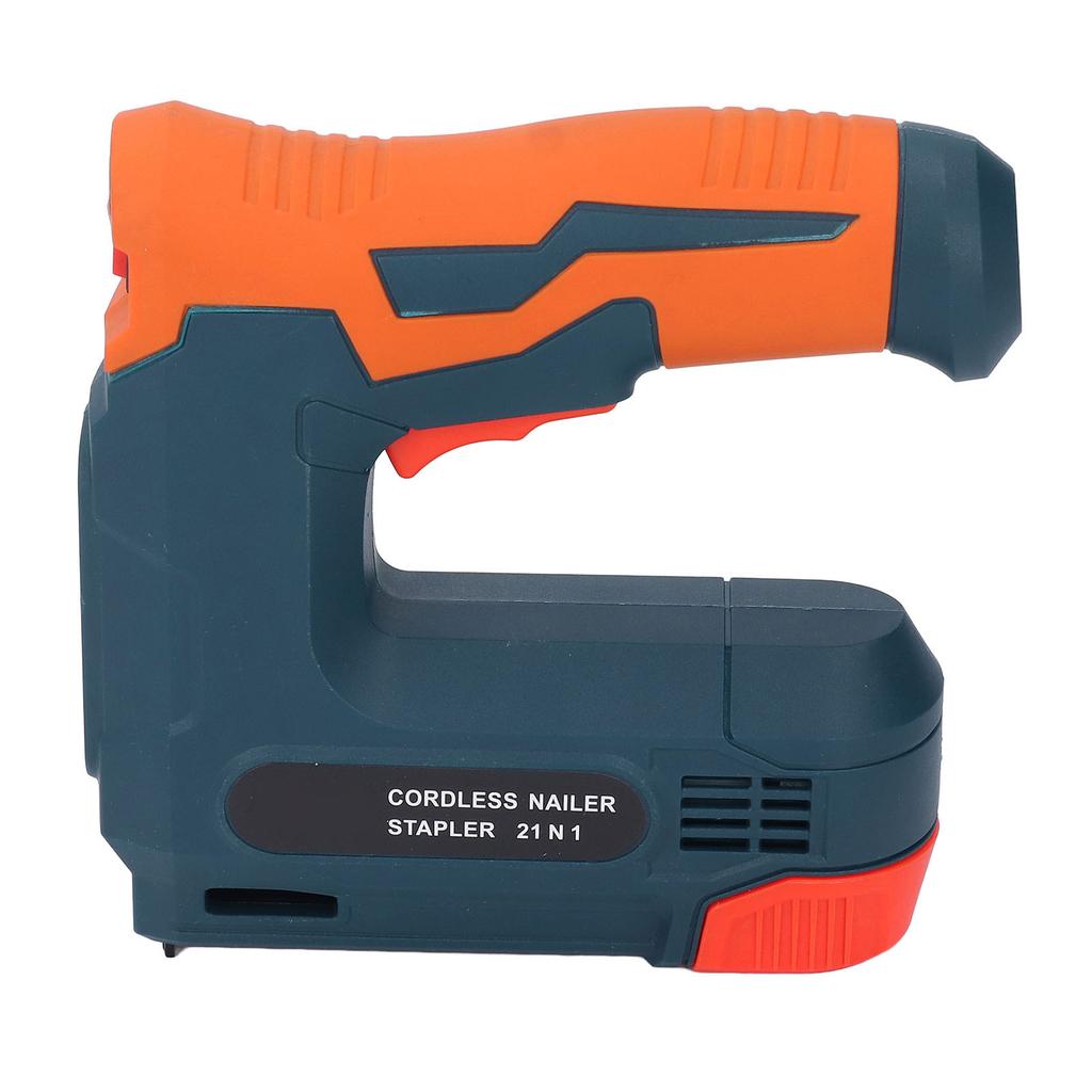 Electric Staple Gun 2 in 1 Cordless Stapler Brad Nailer with 2000 Nails 3.7V USB Charger Battery for Upholstering Wood