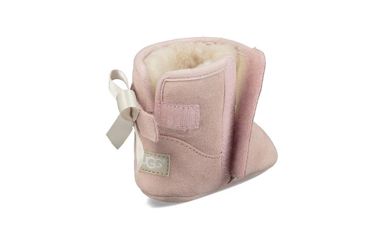 UGG Suede Short Snow Boots Pink Infant And Toddler 1018452I-BPNK