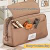 Multifunction  Large Capacity Flip Top Pen Pouch Pencil Stationery Box Bag
