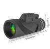(Projector)40X60 Zoom Optical HD Lens Monocular Telescope+ Tripod+ Clip For Universal Phone