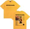 Rapper Kevin Kaarl Ultra Sodade Tour Cover T Shirt Men Women Harajuku Vintage High Street T-shirts Cotton Oversized T-shirt