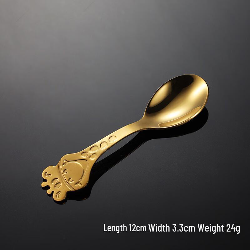 Qianxing 304 Stainless Steel Cartoon Deer Kids Spoon