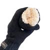 Velvet Thickened Warm Gloves Winter Men's Windproof and Cold-proof Woolen Knitted Double-layered Mittens for Students Outdoor Riding Trend