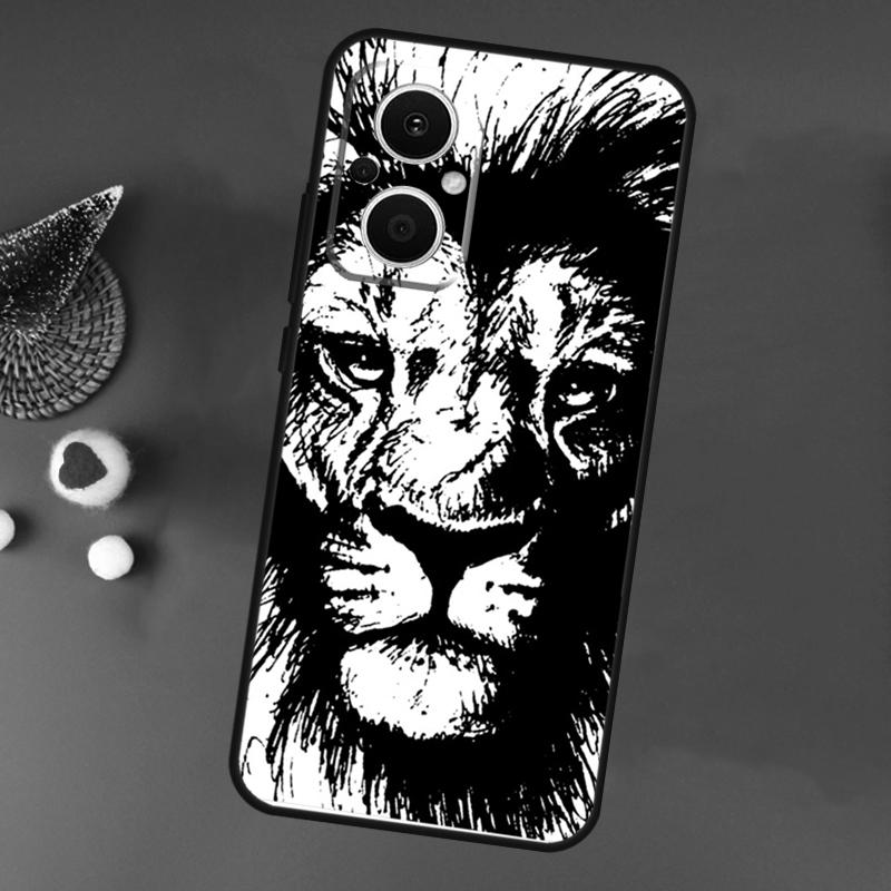 Ferocious Lion Case For OPPO Find X9 X5 X6 X8 Pro OPPO Reno 14F 13F 12F 11F 10 12 13 14 Pro 7 8 Lite Cover