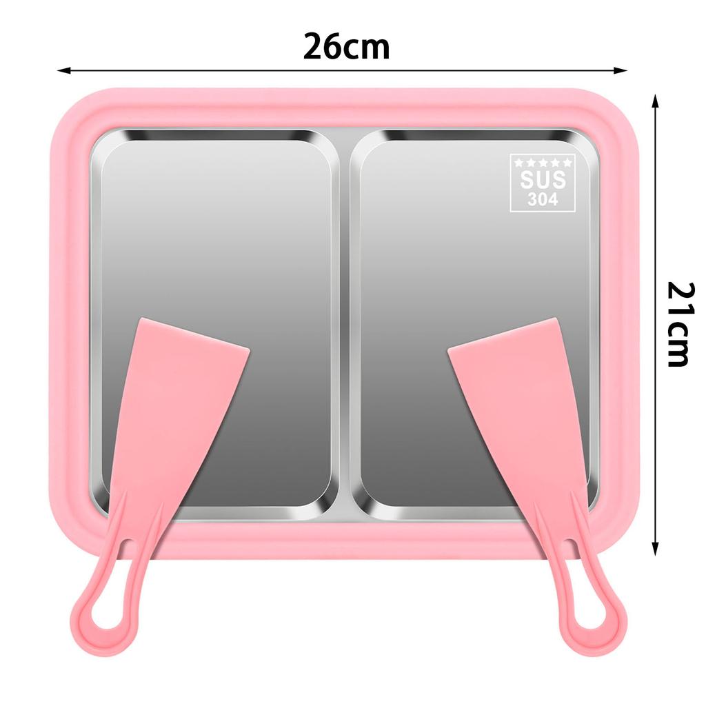 Rolled Ice Cream Maker Cold Sweet Fried Ice Pan DIY Household Frozen Yogurt Maker for Homemade Stir Fry Ice Tray