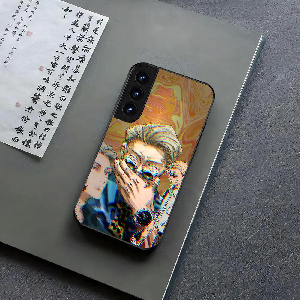 Kento T-Nanami J-Jujutsu K-Kaisen Phone Case For Samsung S24, S25 22,30,Note20,Ultra,Lite,Ultra5G,Plus,FE Black Cover