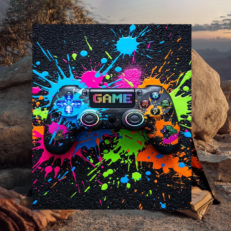 1PC Colorful Gaming Adventure Flannel Blanket Gift, Suitable for Both Men And Women, Soft Ideal for Beds And Sofa, Birthday Or Christmas Gift
