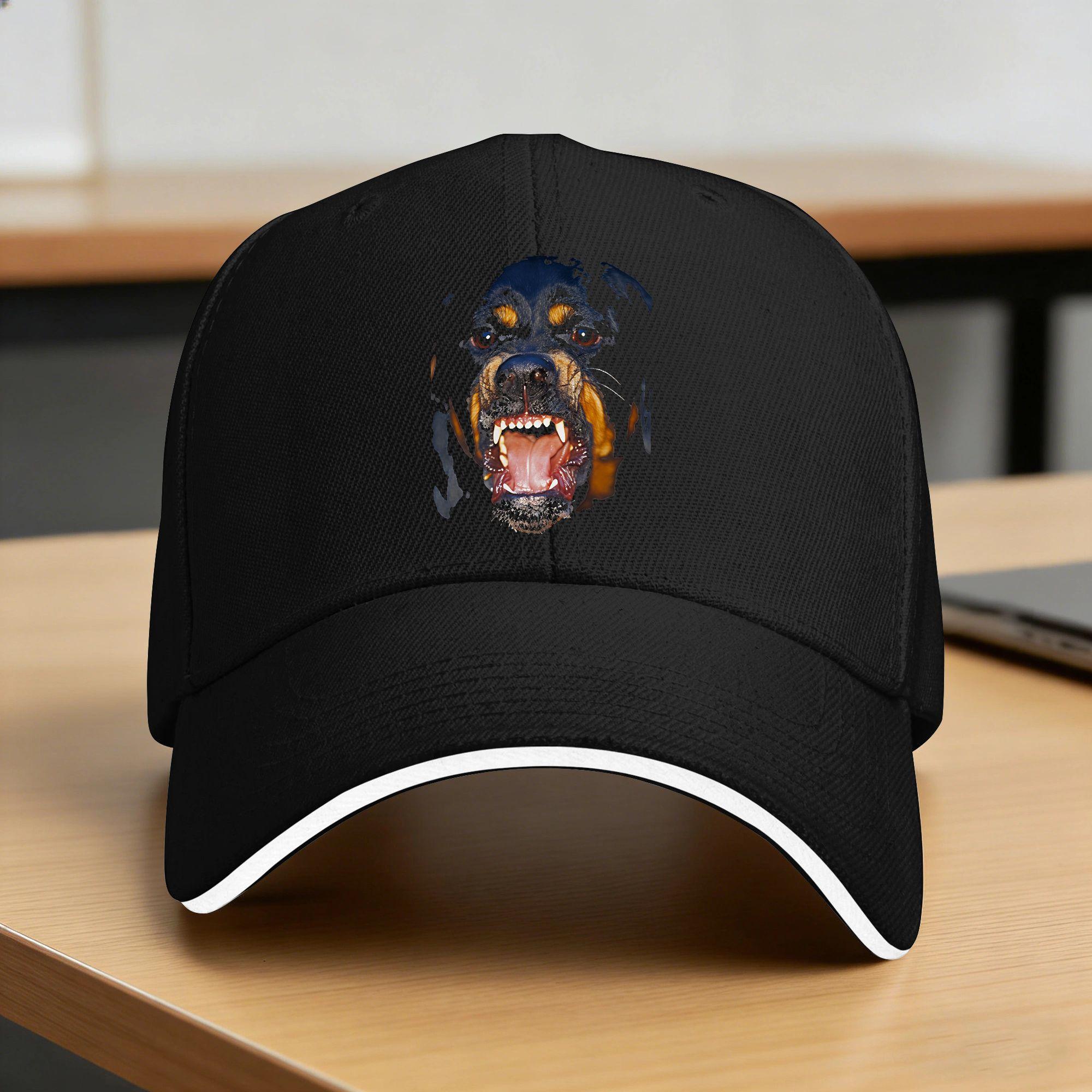 

Милый портрет мопса леди Бейсболка Y2k Милая кепка тракер Весна Мужская Взрослая Для туризма Рыбалки Бейсболки One Size