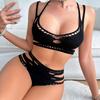 European & American Style Erotic See-Through Jacquard Mesh Lingerie – Quick Release & Transparent Temptation