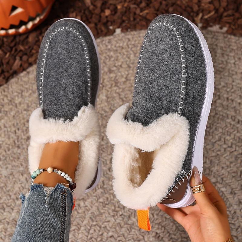 Cotton shoes women's new winter women's thickened cotton boots large size sports warm and comfortable women's snow boots