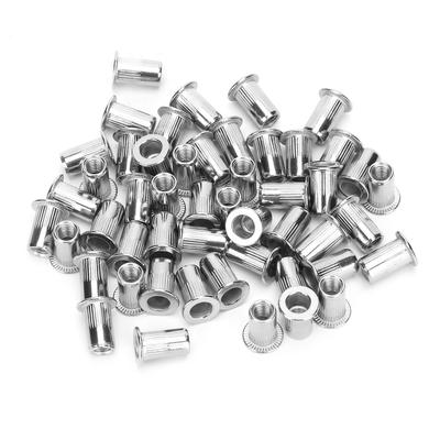50Pz Dadi Rivetto in Acciaio Inossidabile Filettati M5 Ferramenta di Fissaggio Forniture Industriali
