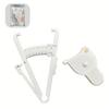 Body Fat Measurement Set Handheld Caliper Tape Measure Combo Plastic Fitness Tool Men Women Portable No Battery Needed