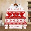 Merry Christmas Men's Hoodies Funny Santa Claus Ho Ho Pullovers Sweatshirts Long Sleeve Men's Xmas Sportsuit Jumper