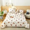Cartoon Dinosaur Summer Quilt 100% Cotton Skin-friendly Breathable Air Conditioning Quilt Travel Camping Thin Blanket Washable