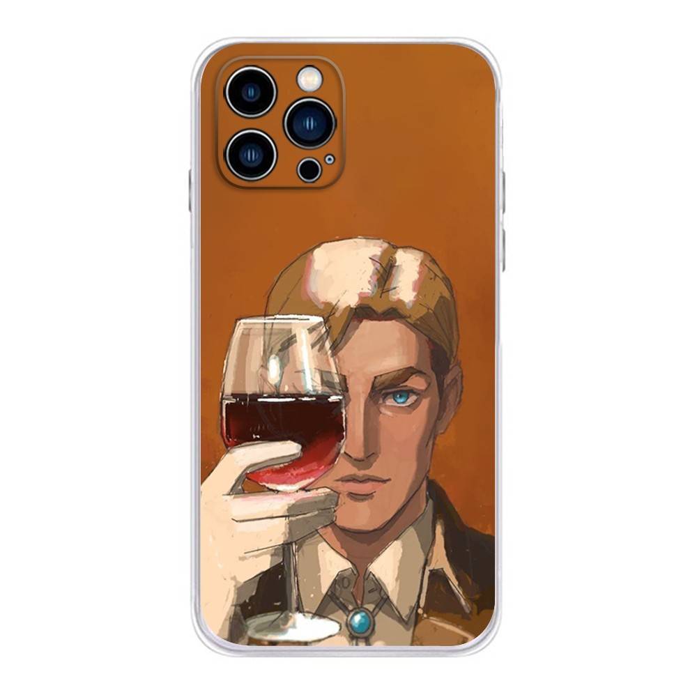 Anime E-Erwin S-Smiths Phone Case For iPhone 16,15,Pro,Max,14,Plus,13,12,11,E Mini Air,17,Pro Drop Protection Cover TPU