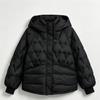 Medium and long hooded cotton clothes for women's winter new fashion, foreign style, warm, loose cotton-padded clothes, and trendy outer covers.