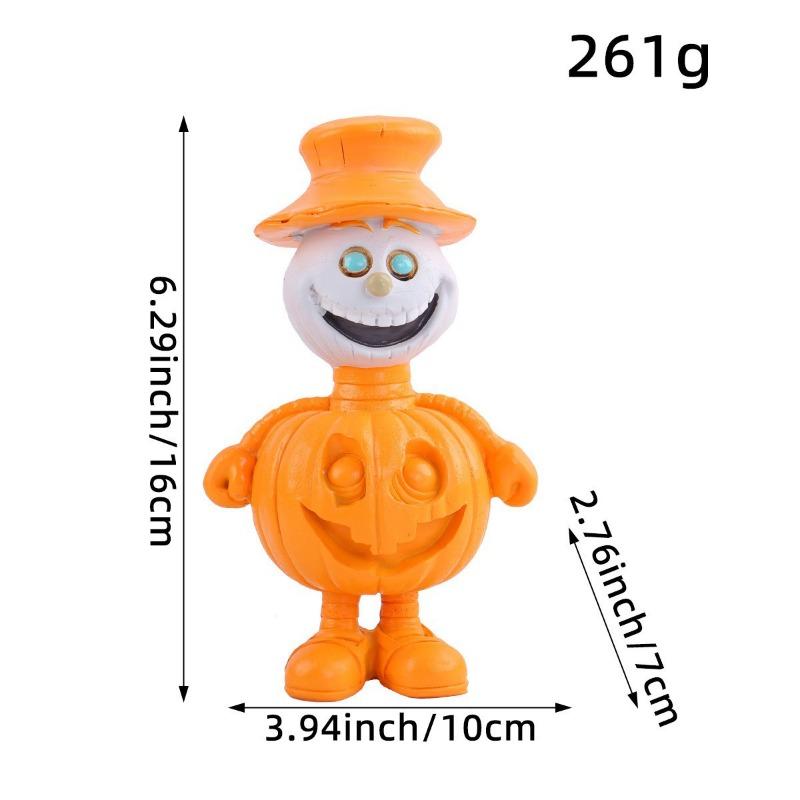 Statuie de grădină Om Dovleac de Halloween Nou Ornament de masă Artizanat din rășină Decorațiune creativă