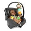 Bright Starts Monkey Music Box (0+ Months), Fingertips, Hand Play, Stroller Toy, 13089