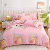 Romantic Peony Floral Duvet Cover Set Reversible Shabby Flower Comforter Cover with 2 Pillowcase Vintage Farmhouse Bedding Set