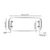 Clear Windshield Windscreen Wind Splitter Wind Deflector for Motorcycles Electric Scooter Modification