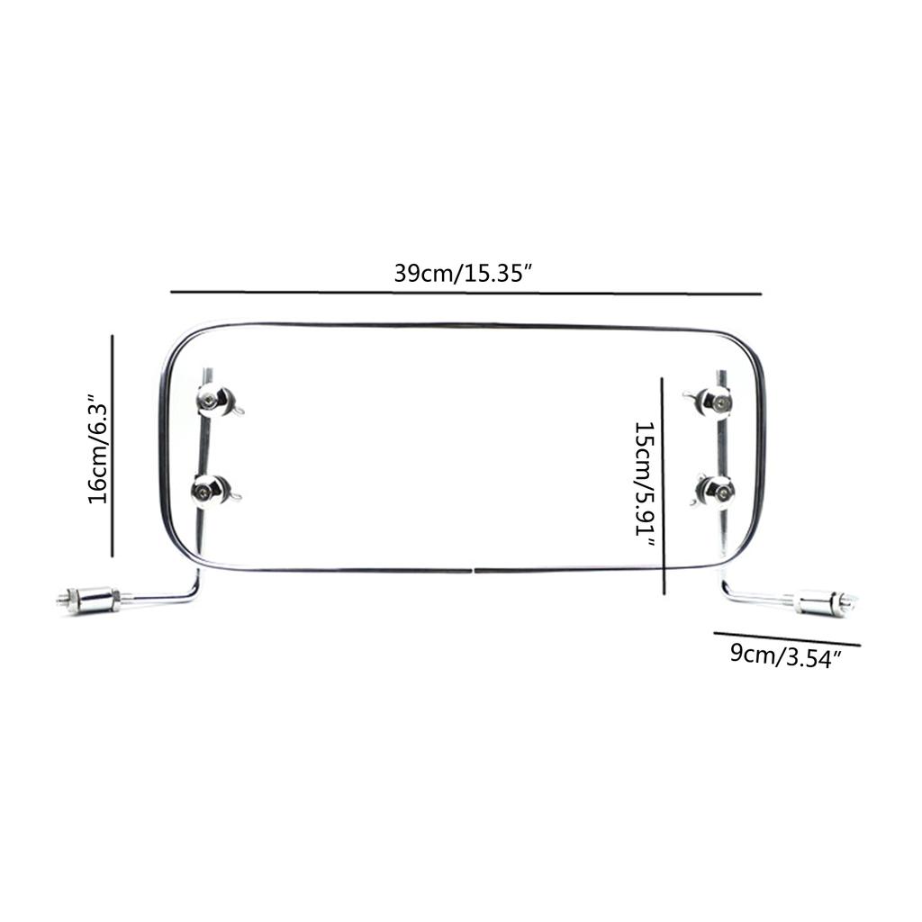 Clear Windshield Windscreen Wind Splitter Wind Deflector for Motorcycles Electric Scooter Modification