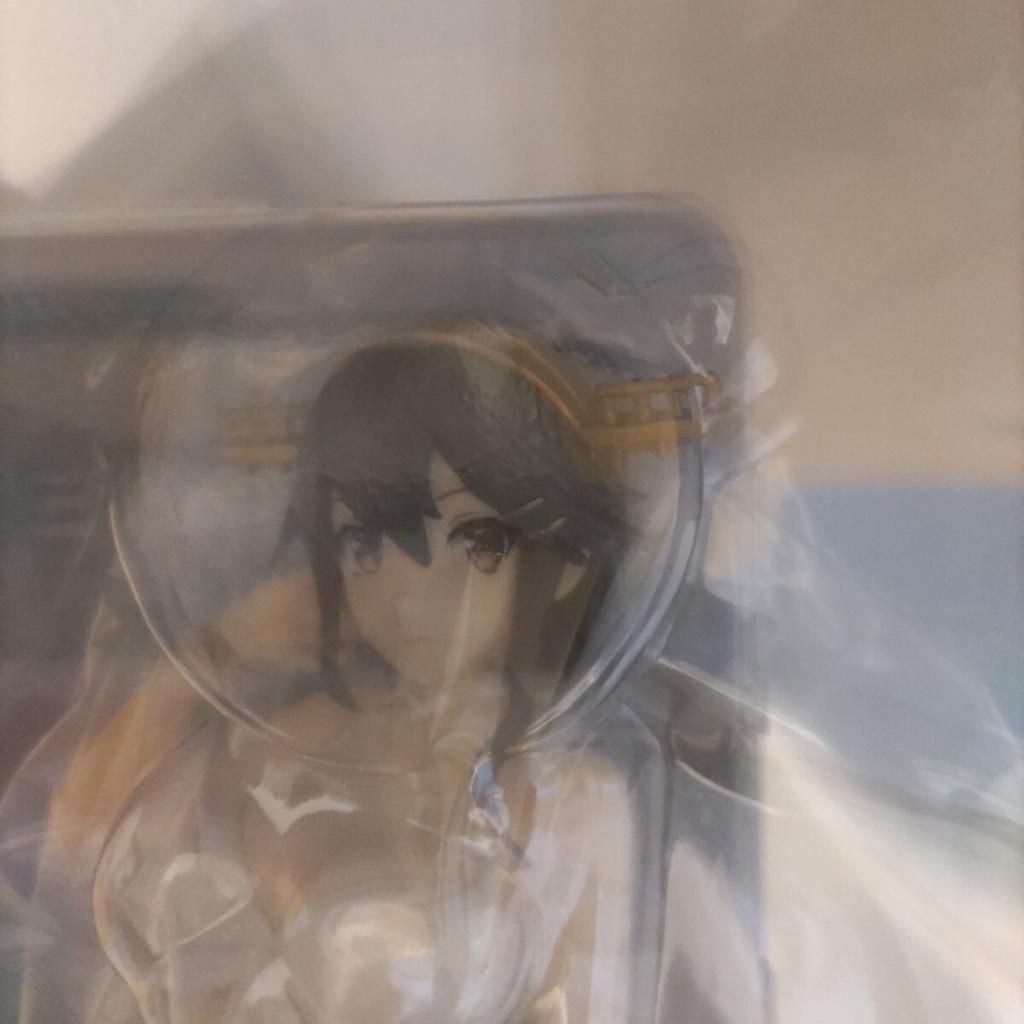 Kantai Collection Ichiban Kuji Prize Yukikaze Damaged Aquamarine Haruna Kai Ni Premium Figure with OPP [Unopened] (KanColle) B Ver. (Protected film)