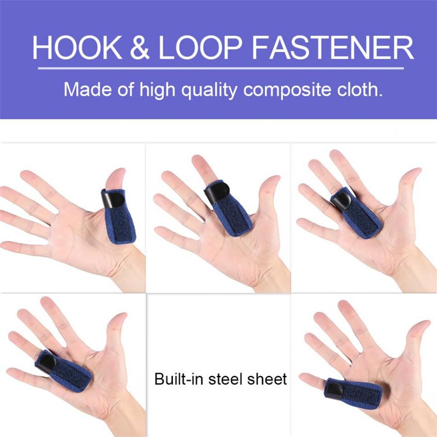 Finger Splint Corrector Fracture Fixation Steel Support Hand Pain Relief Finger
