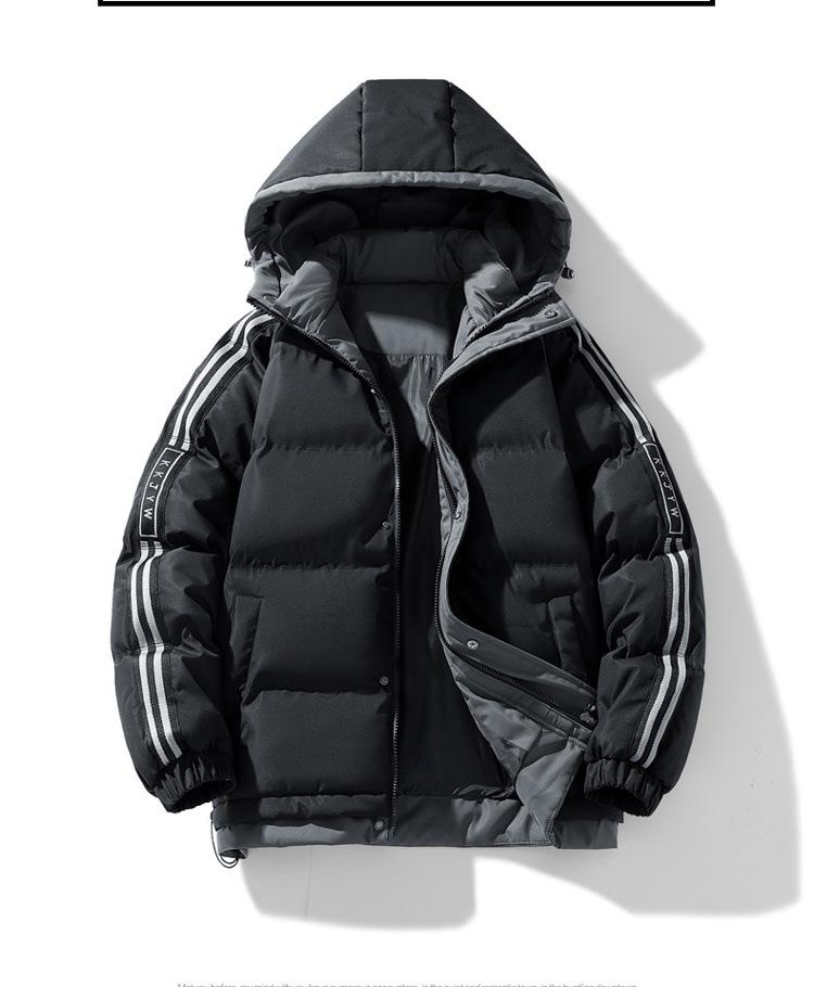 Men's Thick Hooded Casual Winter Cotton Jacket