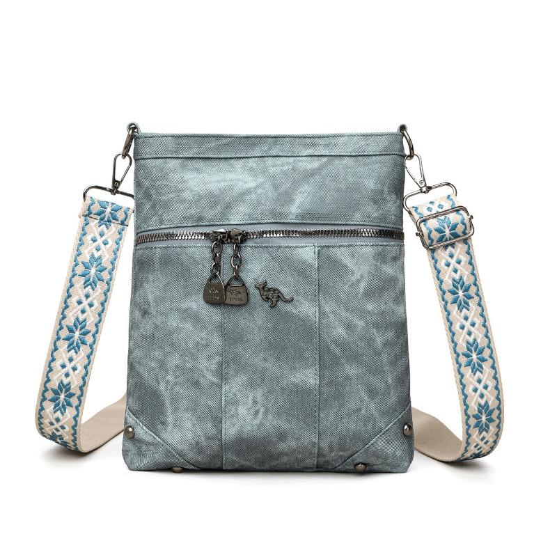 Large Capacity Travel Messenger Backpack Versatile Women's Small Square Bag Trendy Shopping Shoulder Bag Lightweight Soft Leather Bag