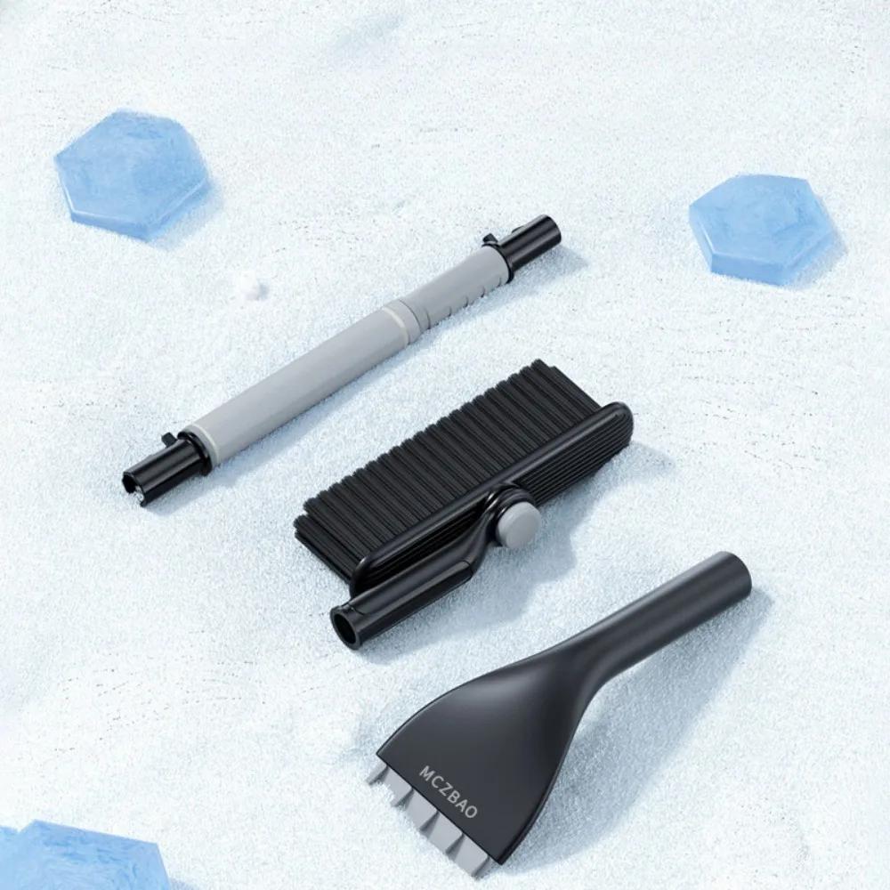 Car Cleaning Brush Multifunction Winter Cars Removal Snow Shovel Universal Windshield Defrosting Snow Scraper With Brush 2 In 1