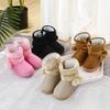 Children's Shoes, Fur Ball Snow Boots, Thick Children's Boots, Warm Cotton Shoes