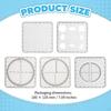 Geometric Drawing Stencil Ruler Measuring Template Mathematics Made of PVC
