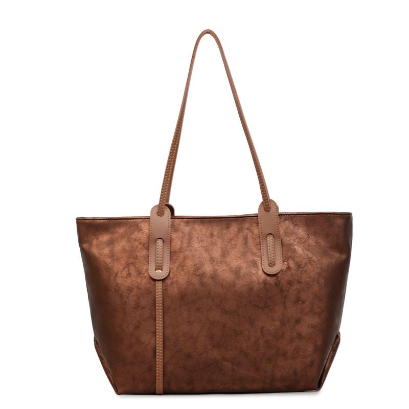 Large-capacity Hand-held Fashionable Tote Bag for Student Commuting and Class Use, Single-shoulder Bag