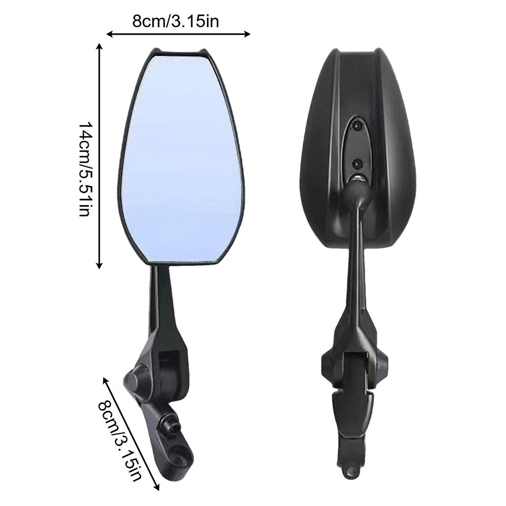 Mirrors For Motorcycles Motorcycle Handlebar Mirrors Anti-glare Reflector High Definition Vibration-resistant For Racing Cycling