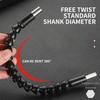 Universal Flexible Shaft Screwdriver Bendable Connecting Rod Multi-Size Bits Sockets L-Wrenches Wrenches Home Craft Kits