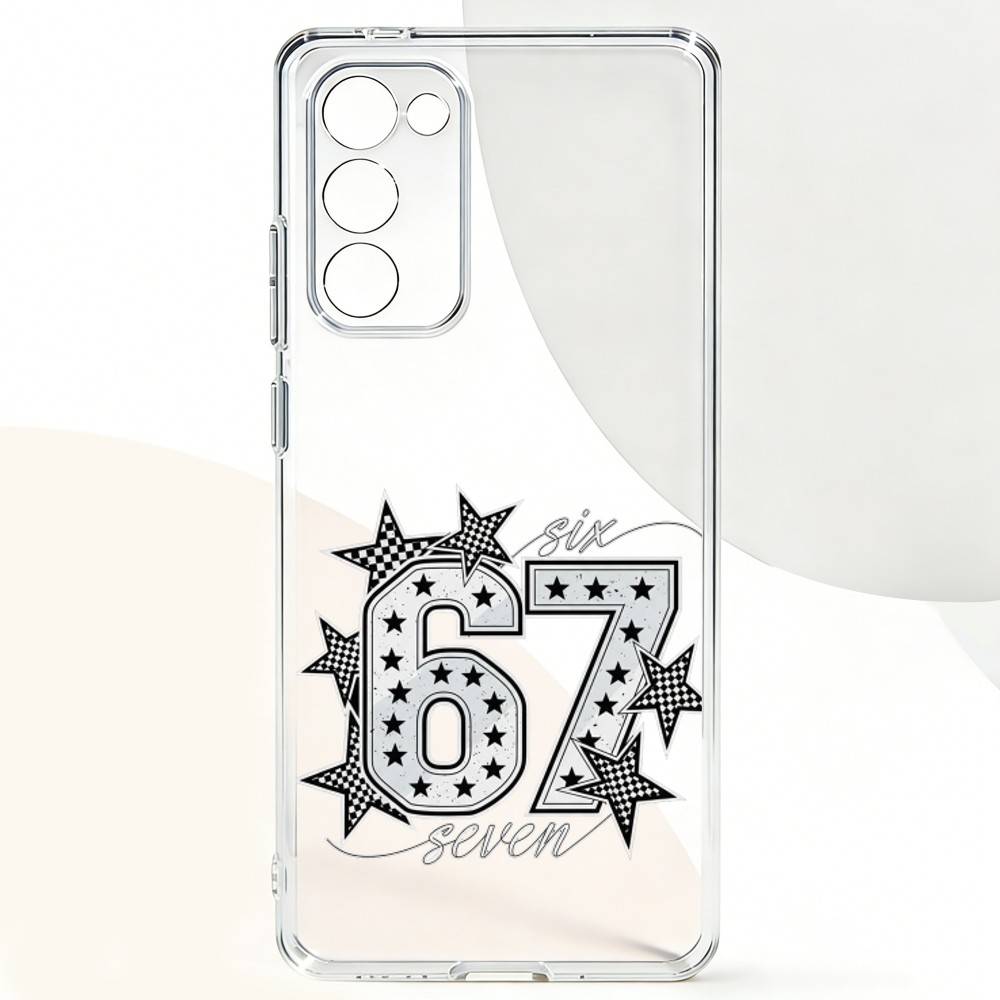 67 S-SIX-X S-SEVEN-N Art Phone Case For Samsung Galaxy A91,80,73,72 ,71,53,52,32 ,31,22,21s,20,Transparent Case