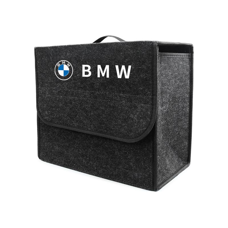 HBSW4 D5D486 Car interior stickers For BMW X3 X5 E36 E39 E46 E60 E90 E90 Felt Storage Bag Folding Organizer Box Trunk Tool Case