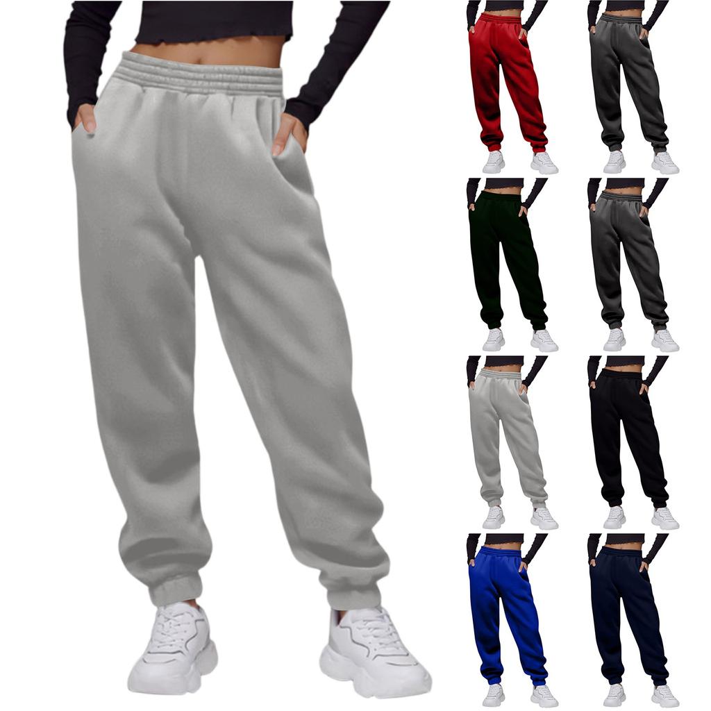 Women's High Waisted Loose Sportswear Pants Jogging Pants Fashionable Casual With Pockets