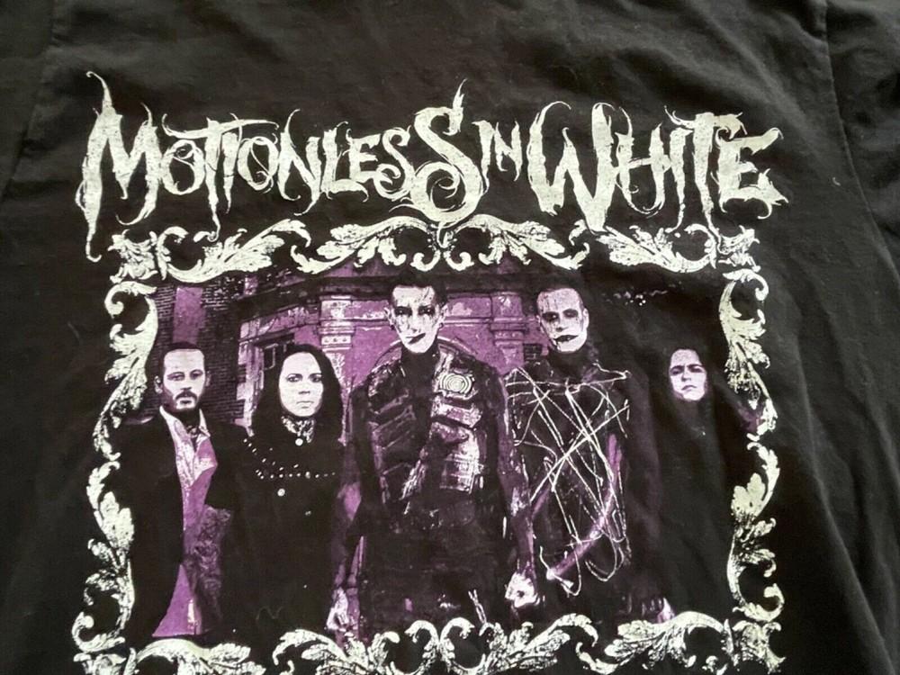 Motionless in White 2021 September Tour Shirt Black Unisex S-5XL 1H0729 Unisex T-Shirt XL