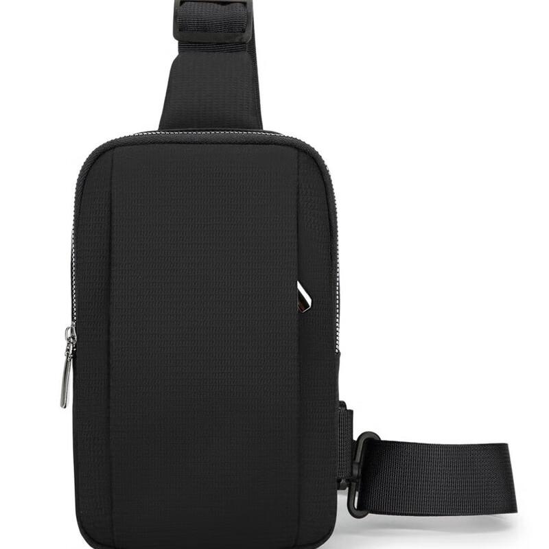 Unisex Solid Color Casual Sling Bag