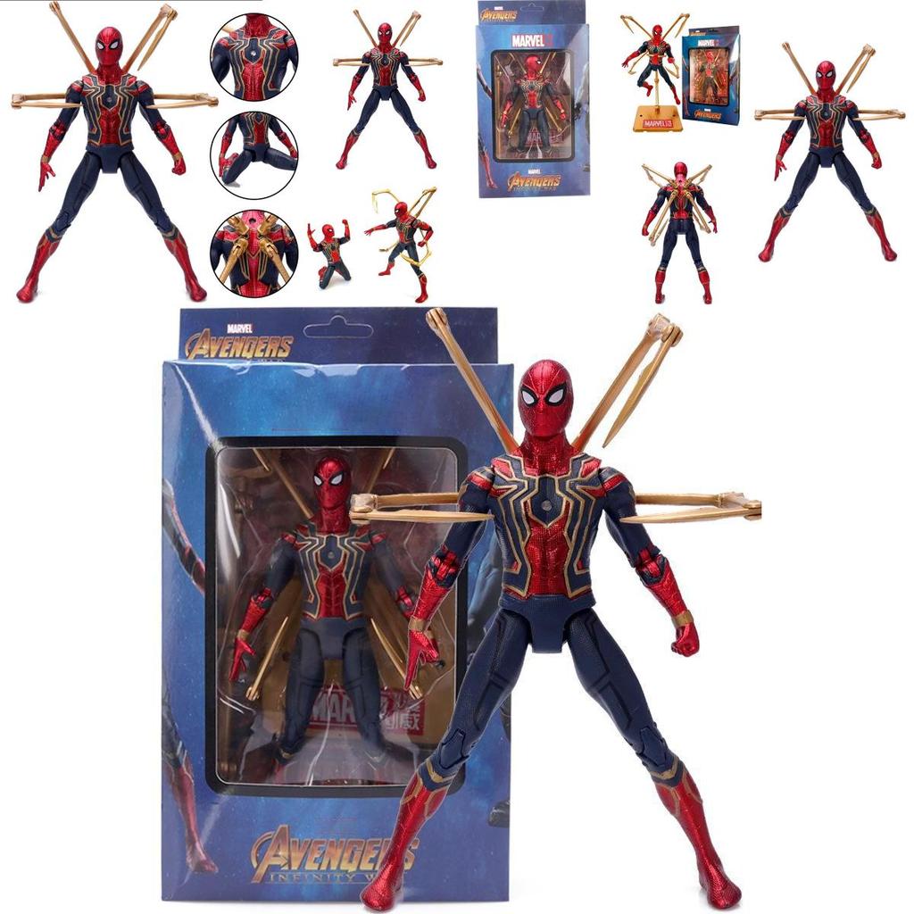 Marvel Avengers Superheld Erstaunlicher Spider-Man Groot Thanos Actionfiguren Modell Spielzeug Perfekt für Sammler-Ausstellung
