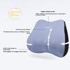 Car Headrest Pillow and Lumbar SupportMemory Foam Car Seat CushionNeck Pillow and Back Cushion for Car Seats