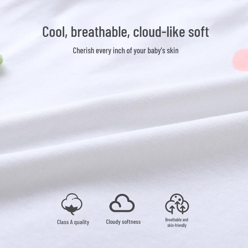 Youqi Baby Girl Flutter Sleeve Summer T-Shirt