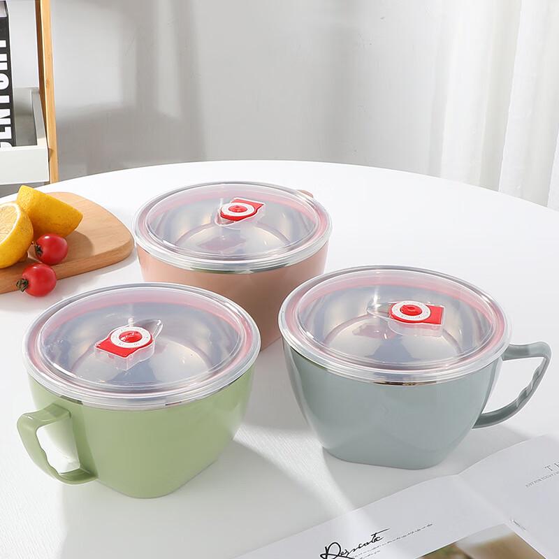 

Stainless Steel Instant Noodle Bowl with Lid