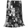 The Vampire Diaries Damon Salvatore Coperta Flanella Divertente Calda Coperte Plaid per Copriletto Primavera/Autunno