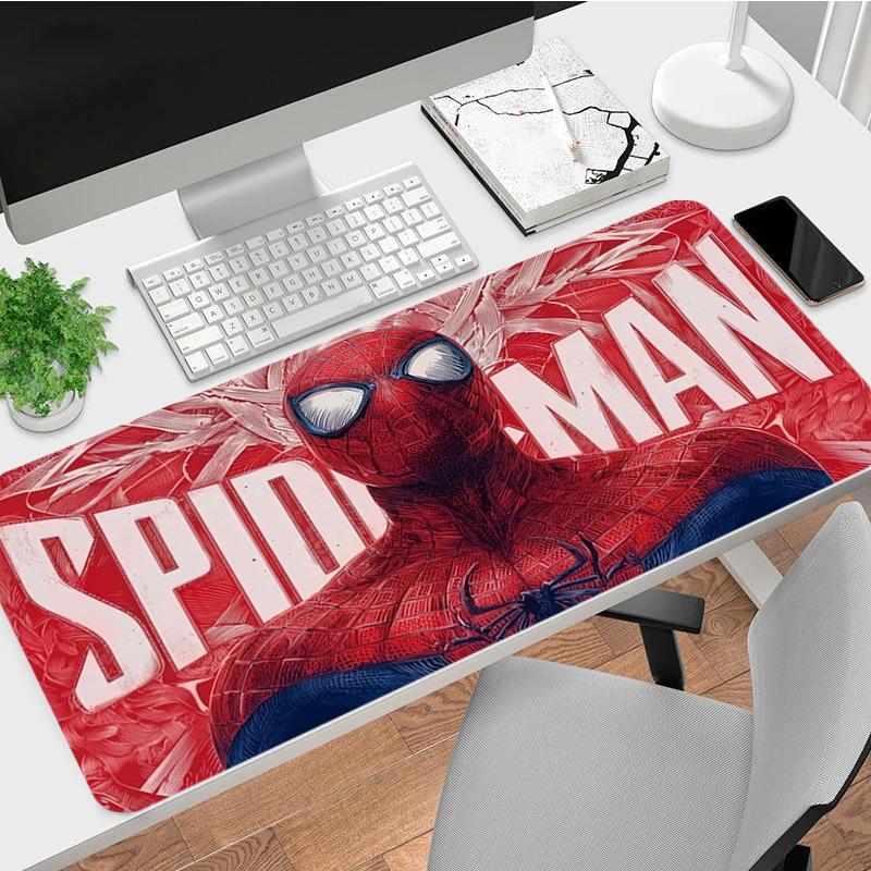 Spiderman Xl Gaming Mouse Pad Nonslip Rubber Base Stitched Edge Waterproof Desk Mat For Pc Laptop Gamer Office Computer Accessories C929459